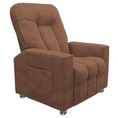Poltrona Do Papai Reclinável Para Cinema Sora Veludo Fh1 - D'rossi Cor Terracota