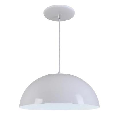 Lustre Pendente De Teto Meia Lua Branco