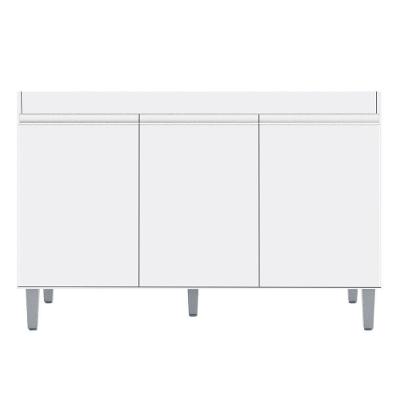 Balcão Para Pia Manu 120 Cm Branco Ajl