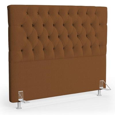 Cabeceira Casal Cama Box 140cm Cristal C16 Bouclê Telha