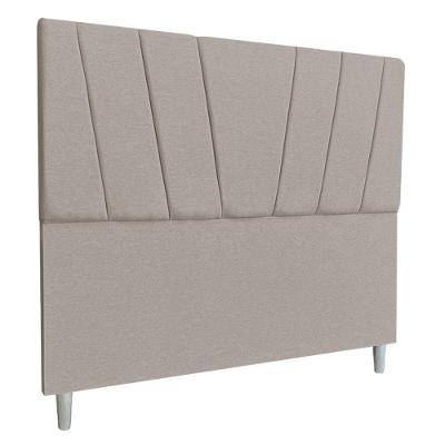 Cabeceira Casal 1,40m Italia Linho Cappuccino - Pallazio