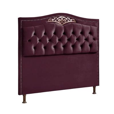 Cabeceira Holanda 1,60 Queen Veludo Shop Das Cabeceiras Roxo