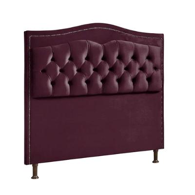 Cabeceira Estofada Holanda 0,90 Solteiro 2.0 Shop Das Cabeceiras Roxo