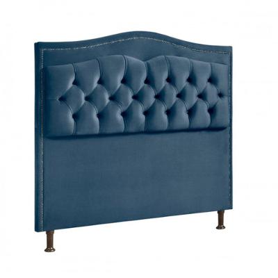 Cabeceira Holanda 1,95 2.0 - Veludo Shop Das Cabeceiras Azul