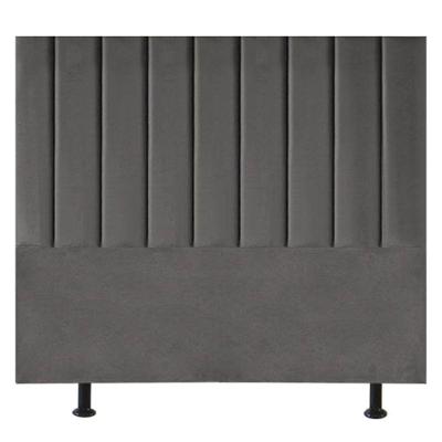 Cabeceira Estofada Cama Casal Queen Size160 Cm Paolla Linho cinza