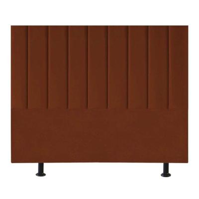 Cabeceira Estofada Cama Casal Queen Size 160 Cm Maisa Veludo terracota