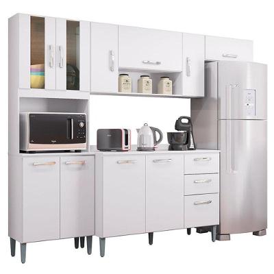 Cozinha Lavínia Balcão Com Tampo Branco - Poquema