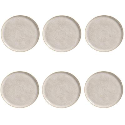 Conjunto De Pratos Rasos 06 Peças Bio Latte Porto Brasil