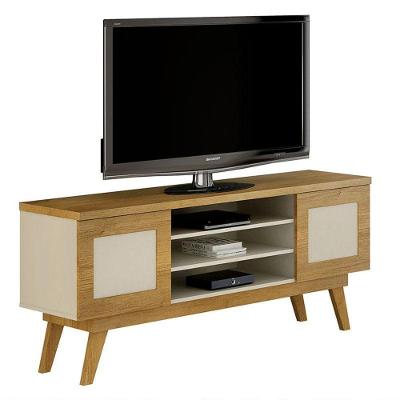 Rack Bancada Detroit Cinamomo Off White - Valdemóveis