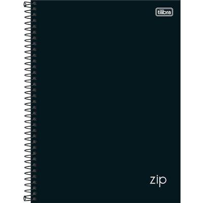 Caderno Espiral Capa Dura Universitário Zip 1 Matéria 80 Folhas Tilibra