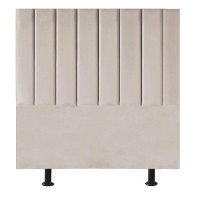 Cabeceira De Cama Solteiro Box 100 Cm Taís Suede bege