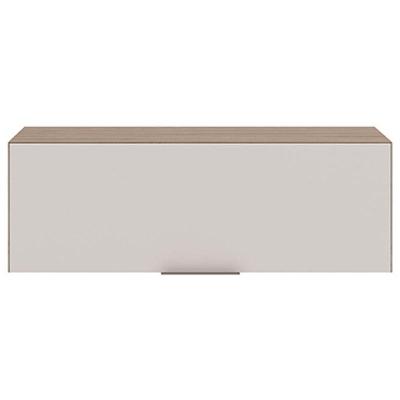 Armário Aéreo Geladeira Etna Carvalho Oak Off White - Poliman