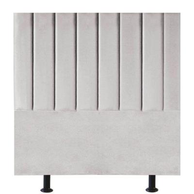 Cabeceira Estofada De Cama Casal Box 140 Cm Maisa Linho cinza Claro