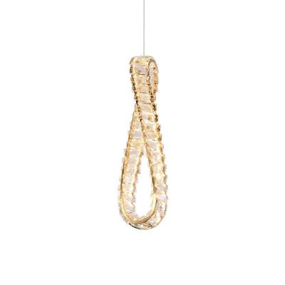Lustre Pendente Nordecor Lezie In 2741 Ouro Brilho Led Bivolt