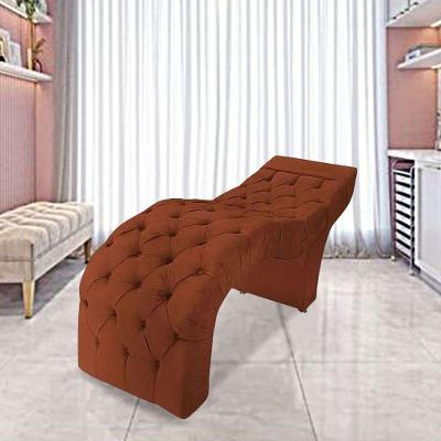 Maca Estofada Estética Cílios Salão Spa Veludo Júlia Terracota
