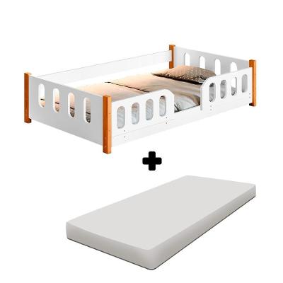 Cama Montessori Com Colchão Infantil Branca Melissa Divaloto