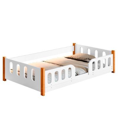 Mini Cama Infantojuvenil Com Proteção Lateral Branca Melissa Divaloto