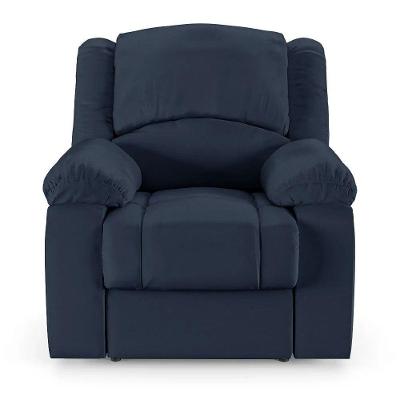 Poltrona Do Papai Reclinável Pietra Power Elétrica Fh9 Pu Azul - Mpozenato