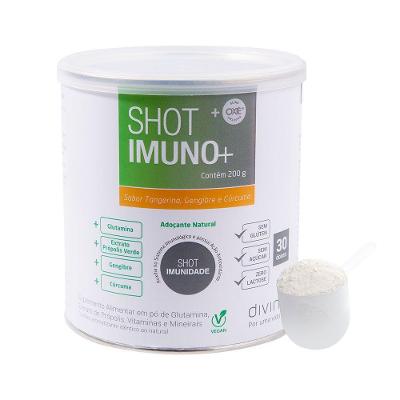 Shot Imuno + Lata Com 201g Divinitè Tangerina Com Gengibre E Cúrcuma