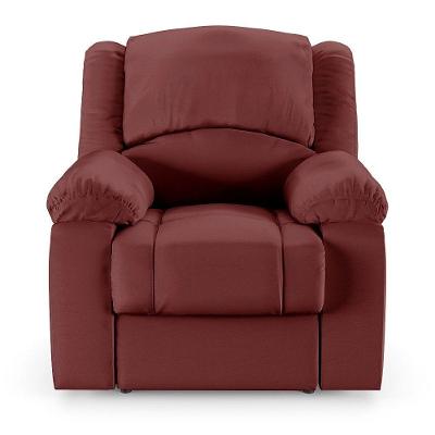 Poltrona Do Papai Reclinável Pietra Power Touch Fh9 Pu Vermelho - Mpozenato
