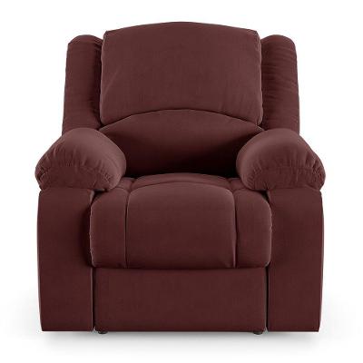 Poltrona Do Papai Reclinável Pietra Power Touch Fh9 Veludo Vinho - Mpozenato