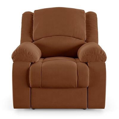 Poltrona Do Papai Reclinável Pietra Power Touch Fh9 Veludo Terracota - Mpozenato