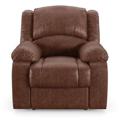 Poltrona Do Papai Reclinável Pietra Power Touch Fh9 Pu Marrom Brilho - Mpozenato