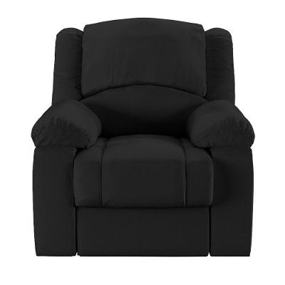 Poltrona Do Papai Reclinável Pietra Zero Wall Fh9 Pu Preto - Mpozenato