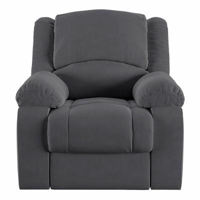 Poltrona Do Papai Reclinável Pietra Zero Wall Fh9 Veludo Cinza - Mpozenato