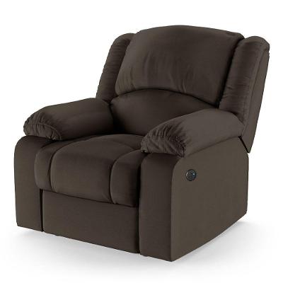 Poltrona Do Papai Reclinável Pietra Power Touch Massagem Fh9 Pu Marrom - Mpozenato
