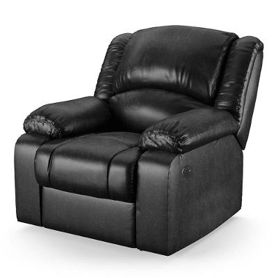 Poltrona Do Papai Reclinável Pietra Power Touch Massagem Fh9 Pu Preto Brilho - Mpozenato