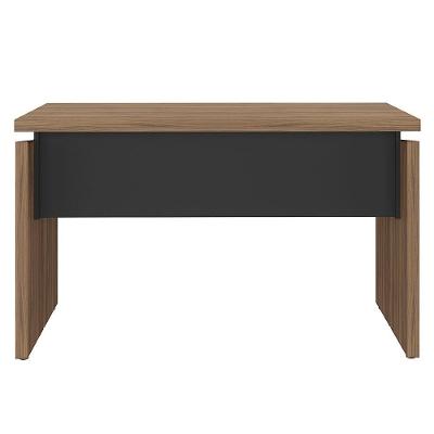 Mesa Para Escritório Home Office 125cm Corp A06 Nogal/preto - Mpozenato