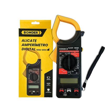 Alicate Amperímetro Digital Com Retenção De Dado 60hz Bomder