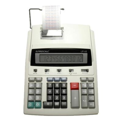Calculadora de Impressão LP45 12 Dígitos Procalc Bivolt