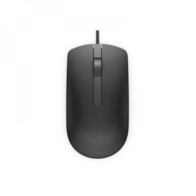 Mouse óptico Ms116 Cabo Usb Com Roda De Rolagem Dell Preto