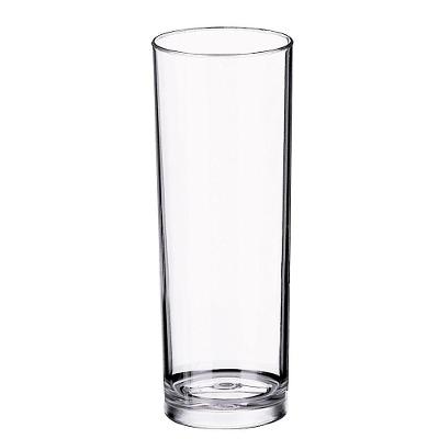 Conjunto 5 Copos Long Drink Gin Eventos Festas 330ml Boccati Cor:preto