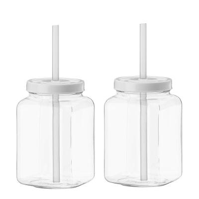 Jogo De 2 Copos Casal Filmes Com Tampa Canudo 670ml Boccati Cor:transparente