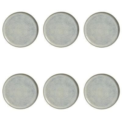 Conjunto De Pratos Rasos 06 Peças Bio Green Granite Porto Brasil