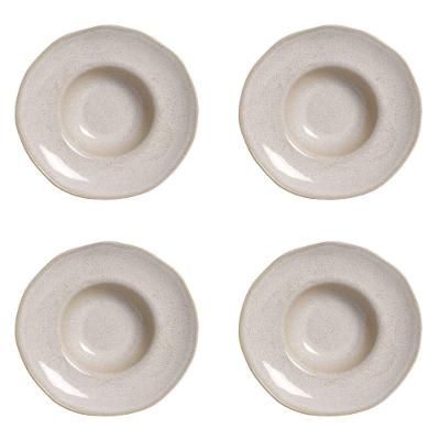 Conjunto De Pratos Para Massa/risoto 04 Peças Orgânico Latte Porto Brasil