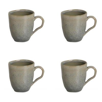 Conjunto De Canecas 04 Peças Orgânico Green Granite Porto Brasil