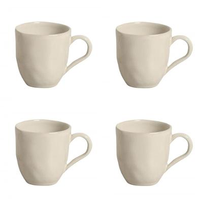 Conjunto De Canecas 04 Peças Orgânico Clay Porto Brasil