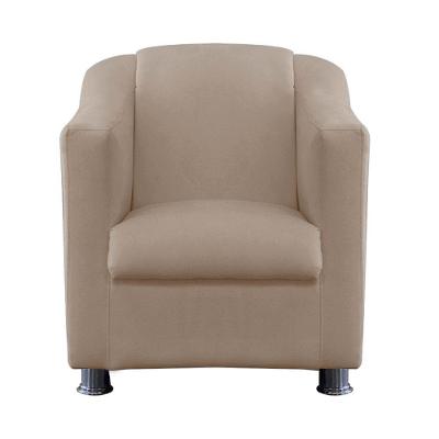 Mini Sofá Poltrona Infantil Tilinha Suede Bege - Majú Interiores