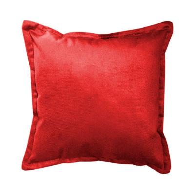 Almofada Decorativa Rebatida Cheia 40x40 Suede Vermelho - Majú Decor