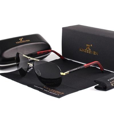 Óculos De Sol Polarizados Ultra Leve Estilo Piloto Elegante