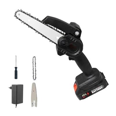Mini Motosserra Elétrica Bateria Recarregável Portátil