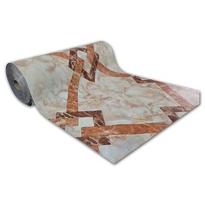 Passadeira Em Manta Vinilico Similar Laminado 0,50x4,00 Marmore