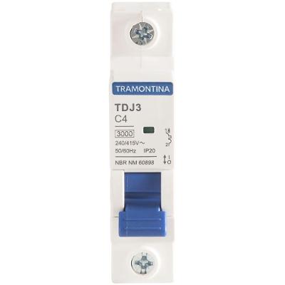 Minidisjuntor Tdj3ka 1 P 4 A Curva C Tramontina