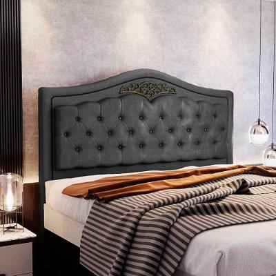 Cabeceira Holanda 1,40 M Casal Design Retro Speciale Home Chumbo