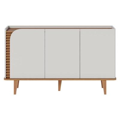 Aparador Buffet Jurerê Off White Matte Freijó - Colibri