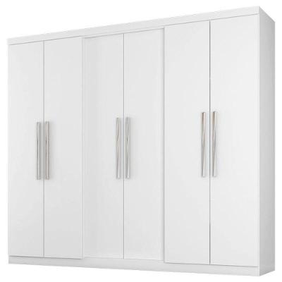 Guarda Roupa Casal Prime 6000 Branco - Araplac